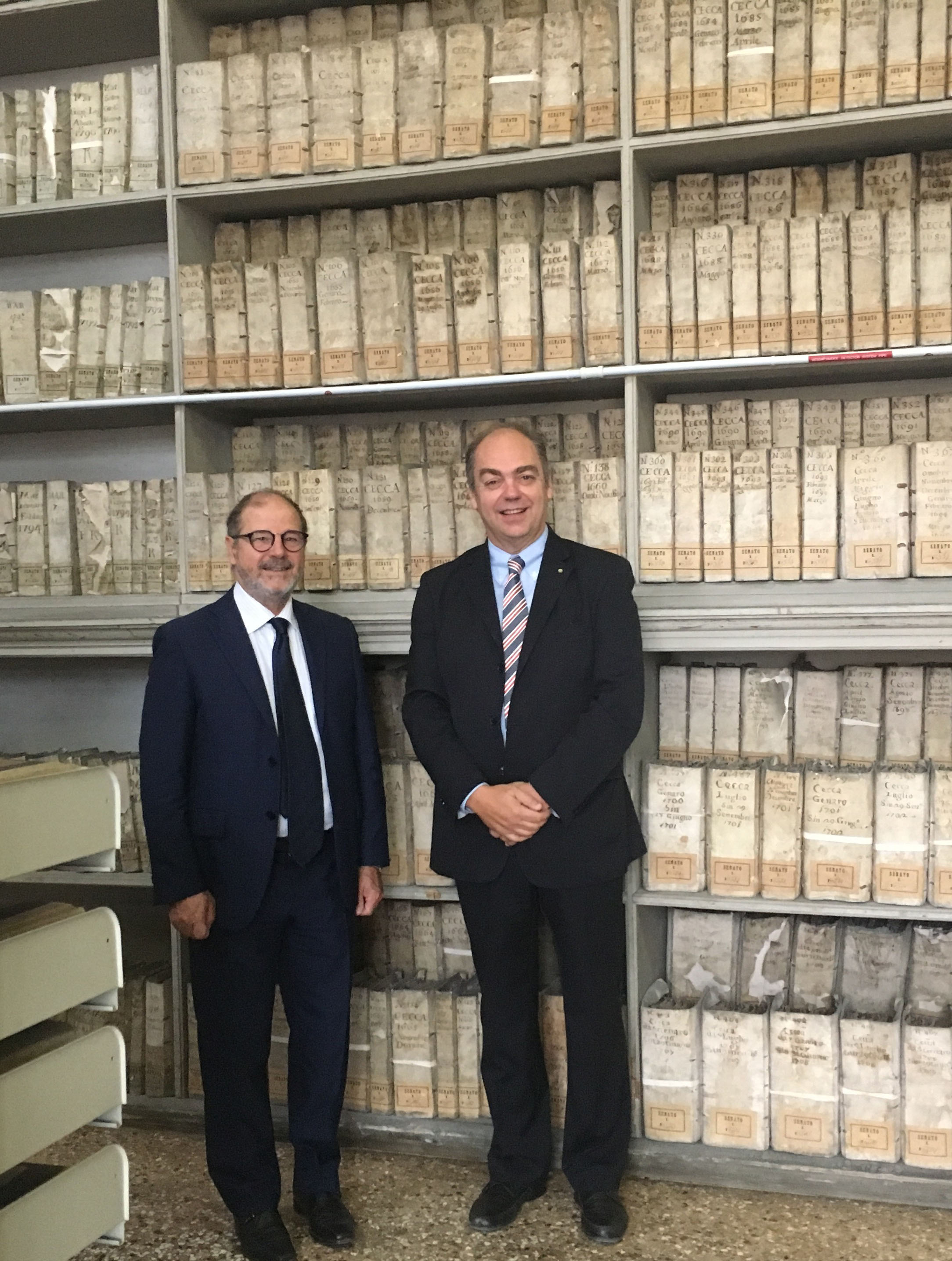 Prefetto Vittorio Zappalorto con il Direttore Gianni Penzo Doria